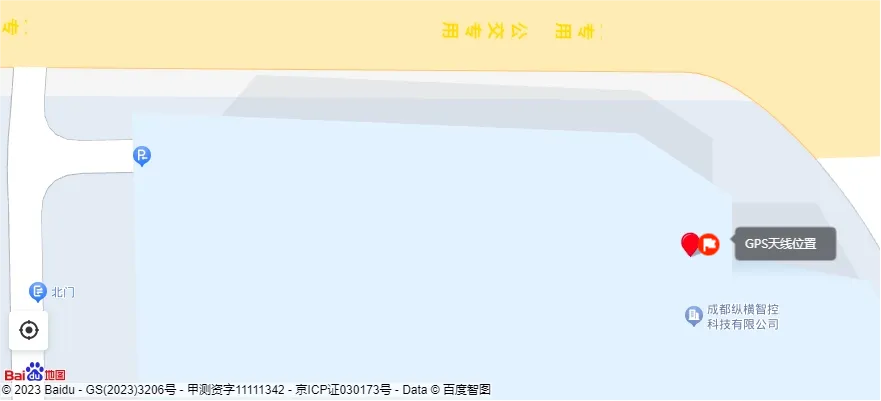 定位可見地圖標(biāo)記位置和實(shí)際位置非常接近。